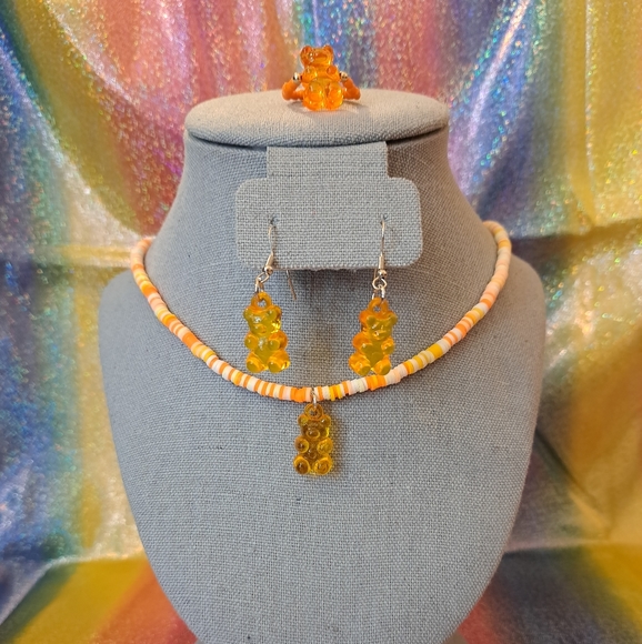 🐻🧡jewelry set🧡🐻 - Picture 3 of 8